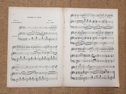 Spartito Musicale Del 1896 Amore E Odio Parole Di De Benedetti Musica Di Carpi - Antes 1900