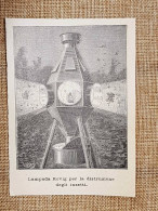 La Lampada Rovig Nel 1896 Per La Distruzione Degli Insetti Invenzione - Before 1900
