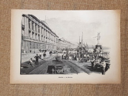 Messina Nel 1896 La Marina Sicilia - Ante 1900