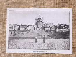 Ovada Nel 1896 Veduta Dall'Orba Alessandria Piemonte - Vor 1900