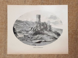 Il Castello Di Campo Ligure O Campoligure Nel 1896 Liguria - Voor 1900