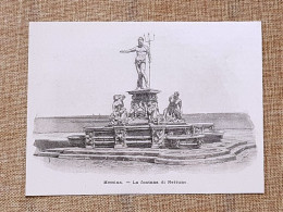 Messina Nel 1896 La Fontana Di Nettuno Sicilia - Ante 1900