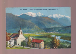 CPA - 74 - Passy - L'Eglise, Saint-Gervais-les-Bains Et Le Mont-Blanc - Colorisée - Circulée - Passy