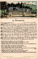 H2087 - Litho Anton Günther Liedkarte - Da Draakschänk ....Breitenbach Böhmen Erzgebirgisches Volkslied - Musik Und Musikanten