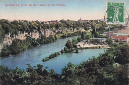 GENEVE - La Jonction De L'Arve Et Du Rhone - Autres & Non Classés