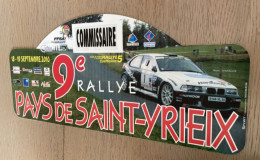 9e RALLYE PAYS De SAINT-YRIEIX     - 18-19 Septembre 2010 - Placas De Rally