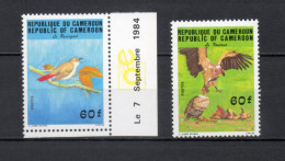 CAMEROUN N° 742 + 743   NEUFS SANS CHARNIERE COTE  8.00€    OISEAUX ANIMAUX FAUNE - Kameroen (1960-...)