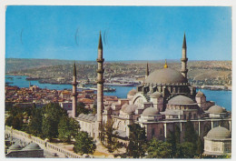 CPSM / CPM 10.5  X 15 Turquie Türkiye (120) ISTANBUL La Mosquée De Soliman Le Magnifique Et La Corne D'Or - Türkei