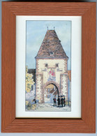 France Alsace Carte Postale Encadrée Boersch Porte Sainte Médarde - Other & Unclassified