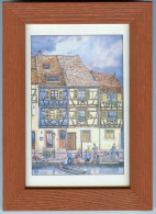 France Alsace Carte Postale Encadrée Colmar Quai - Sonstige & Ohne Zuordnung