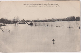 FRANCE - PARIS - Crue De La Seine 1910 Vers Conflans Vur Prrise Des Fortifications - Floods