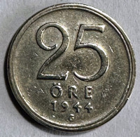 Sweden 25 Ore 1944 (Silver) - Zweden