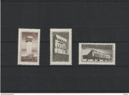 POLOGNE 1965 Monuments Yvert 1492-1494, Michel 1632-1634 NEUF** MNH - Unused Stamps