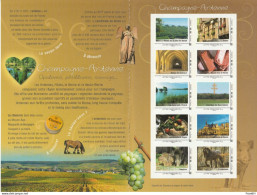 FRANCE - Champagne-Ardenne Comme J'aime - Collector De 10 Timbres Autocollants - Collectors