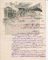 Tarbes Horlogerie F. Audouy Du 13/02/1918. Courrier Commercial - 1900 – 1949