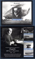 Ghana 3868/71 Et Bf 581 Ferdinant Von Zeppelin - Zeppelin