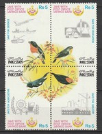 PAKISTAN - N°669/72 ** (1987) Oiseaux - Pakistán