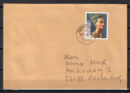 MiNr. 2994; Nofretete-Büste Im Ägyptischen Museum, Auf Portoger. Brief Von Duderstadt Nach Zwebendorf; E-115 - Cartas & Documentos