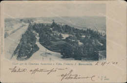 Cr126 Cartolina Benevento Citta' Viale Per La Caserma Sannitica 1902 - Benevento