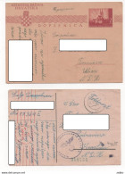 Croatia NDH, Germany, WWII, Soldier's Letters Included, 369th (Croatian) Infantry Division, Vražja, 15 Letters And Cards - Kroatien