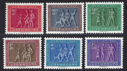 Luxembourg Yv 476/81,au Profit D'oeuvres Sociales. **/mnh - Nuevos