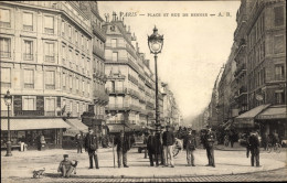 CPA Paris VI, Place Und Rue De Rennes - Autres & Non Classés