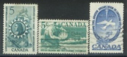 CANADA -  STAMPS SET OF 3, USED. - Oblitérés