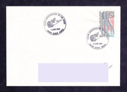 2 04	360	-	25° Anniversaire Du CIN  Brest 8/06/1991 - Naval Post