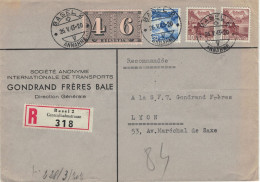 Gondrand Basel Annahme 1943 > Gondrand Lyon - Zensur OKW - Cartas & Documentos