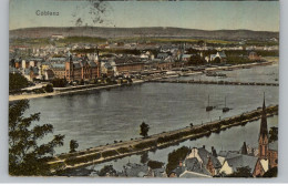 5400 KOBLENZ - EHRENBREITSTEIN, Hafen Und Blick Auf Die Linke Rheinseite, 1923 - Koblenz