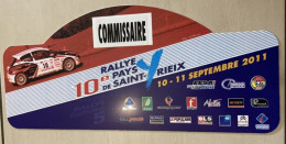 10e RALLYE  PAYS De SAINT-YRIEIX    10-11  Septembre 2011 - Placas De Rally