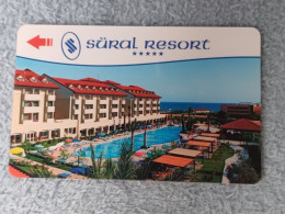 HOTEL KEYS - 2585 - TURKEY - SÜRAL RESORT - Hotel Keycards