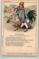 13976307 - Gockel Karte  Monolog Eines Rheinpfaelzer Dienstmaedchen Von Georg Scherer  Hahn In Uniform - Autres & Non Classés