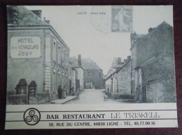 Cpm Ligné ; Bar Restaurant Le Triskell - Ligné