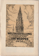 ****  ANVERS  ***    Dépliant Au Format Cpa Fermé WELTAUSSTELLUNG ANTWERPEN 1930 --  TTB  - Antwerpen