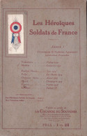 Les Héroïques Soldats De France . Série 1 Complète 8 Planches Artistiques . RIPART . COCARDE DU SOUVENIR - 1914-18