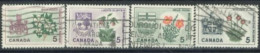 CANADA - 1964, PROVINCIAL BADGES STAMPS SET OF 4, USED. - Used Stamps