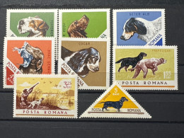 România MNH 1965 Hunting Dogs - Honden