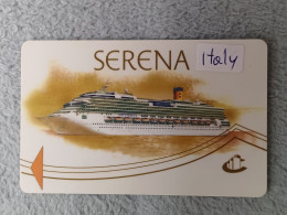 HOTEL KEYS - 2588 - ITALY - COSTA SERENA - Cartas De Hotels