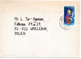 78259 - Bund - 1977 - 70Pfg Koerner EF A Bf WILLICH -> WARSZAWA (Polen) - Storia Postale