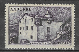 ANDORRE FRANCAIS N°124** - Cote 17.00 € - Ungebraucht