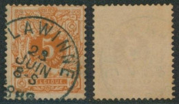 émission 1869 - N°28 Obl Simple Cercle "Flawinne". // (AD) - 1869-1883 Leopold II