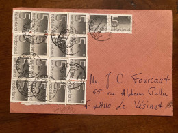 LETTRE Pour La FRANCE TP 5c X 18 OBL.24 V 94 EKP AMSTERDAM - Lettres & Documents