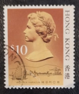 Hong Kong - 1987 -  Queen Elizabeth II - 10$ - Used - Gebraucht