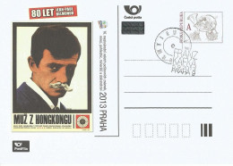 CDV A 198 Czech Republic Sberatel Exhibition 2013 Belmondo Franz Kafka Cancel - Cinéma