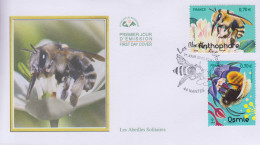 Enveloppe   FDC   1er   Jour    FRANCE    Les  Abeilles  Solitaires    NANTES   2016 - 2010-2019