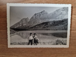 19423.   Fotografia D'epoca Donne 1954 Madonna Di Campiglio Spinale Rifugio Grafer - 10,5x7,5 - Places