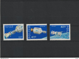 POLOGNE 1975 ESPACE SOYOUZ APOLLO Yvert  2225-2227,  Michel 2386-2388 NEUF** MNH - Unused Stamps
