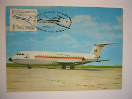 Avion / Airplane / TAROM - ROMANIAN AIR TRANSPORT / BAC 1-11 / Airline Issue - 1946-....: Ere Moderne