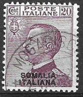 SOMALIA - 1926 - MICHETTI C. 20 - USATO (YVERT 92 - MICHEL 96 - SS 95) - Somalië